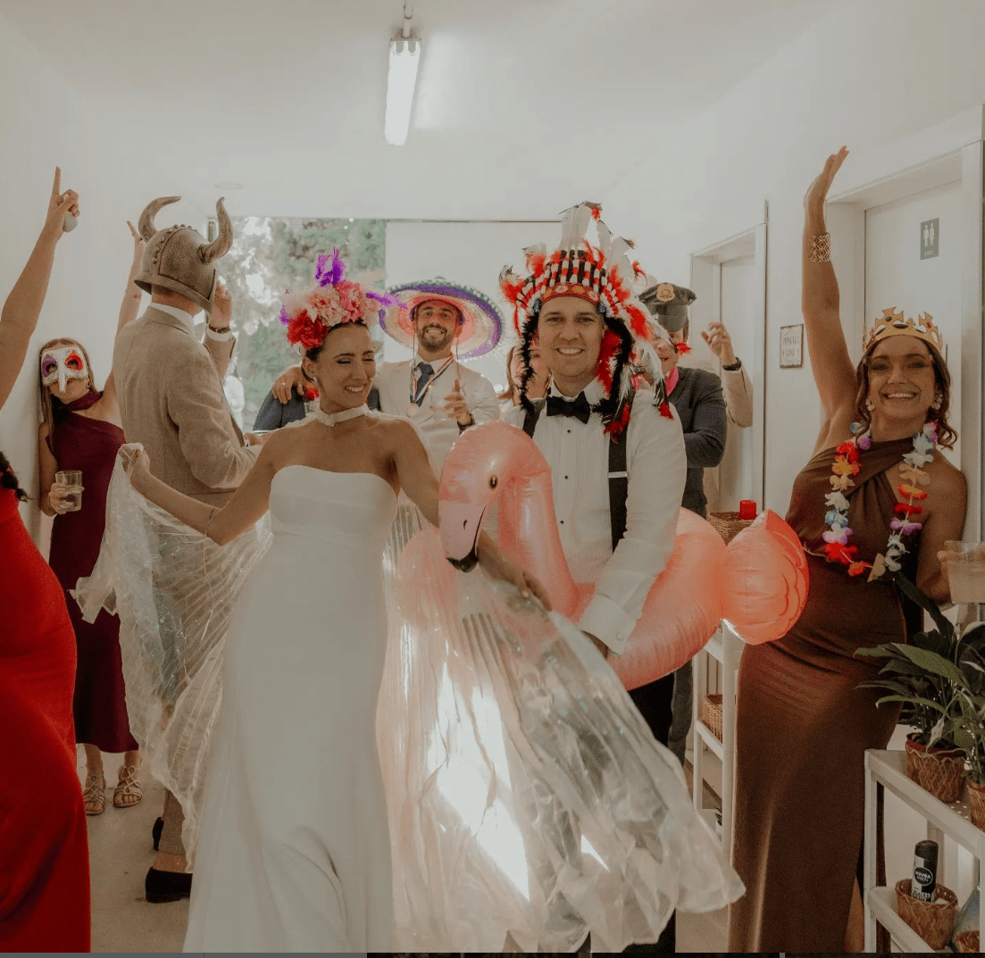 atrezzo photocall fiesta boda en finca El Bosco Murcia